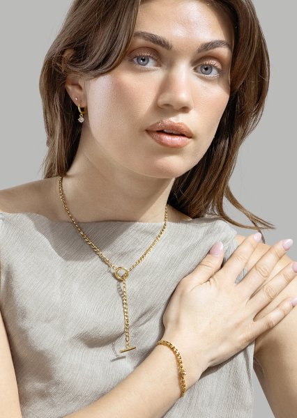 Ørering Celeste Drops - 18k Forgyldt