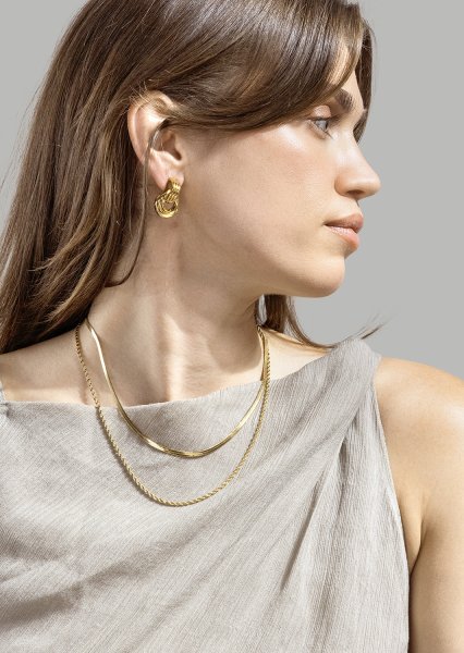 Ørering Unity Loop - 18k Forgyldt