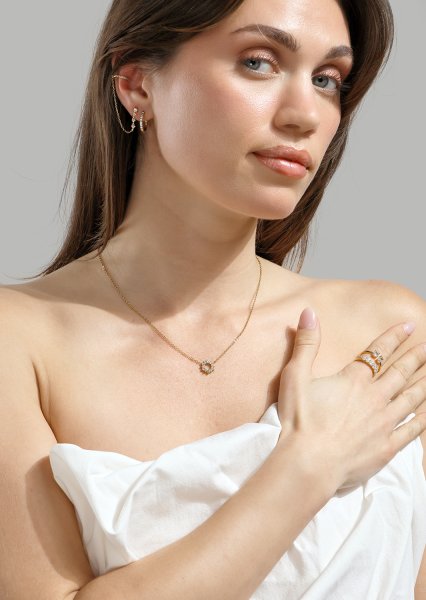 Stella Ørering - 18k Forgyldt