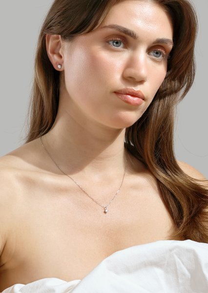 Heartlight Solitaire Ring - Silver Plated