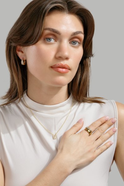 Glint Ring - 18K Forgyldt