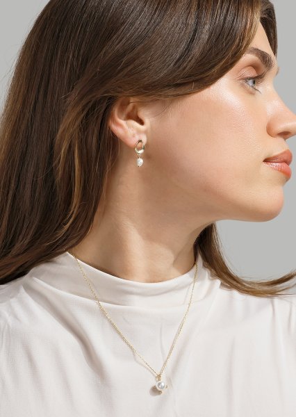 Halskæde North Pearl - 18k Forgyldt