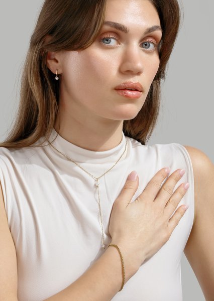 Lacona Ørering - 18k Forgyldt