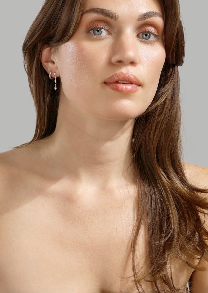 Ørering Sparklingers - 18k Forgyldt