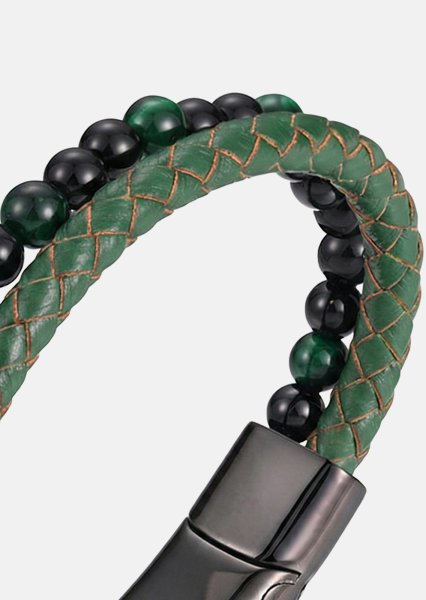 Læderarmbånd Verdant Veil