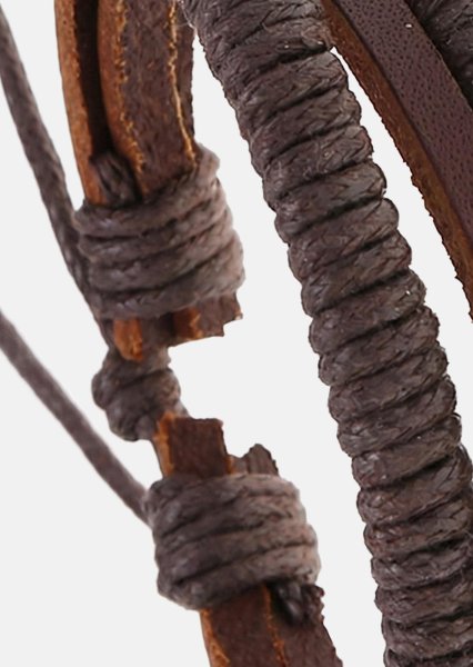 Læderarmbånd Echelon Weave