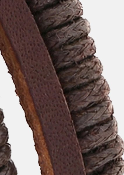 Læderarmbånd Echelon Weave