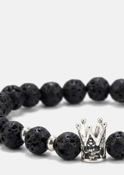 Perlearmbånd Lava Crown