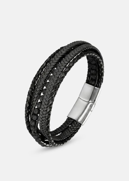 Læderarmbånd Raven Stride