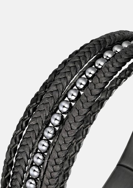 Læderarmbånd Vanguard Touch