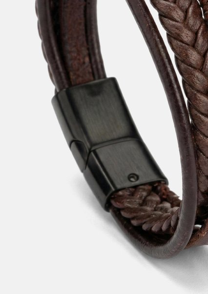 Læderarmbånd Brave Tangle