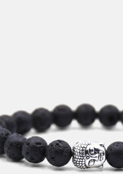 Perlearmbånd Obsidian Aura