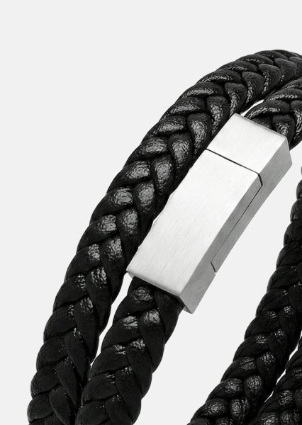 Læderarmbånd Stellar Grip