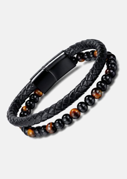 Læderarmbånd Titan Essence