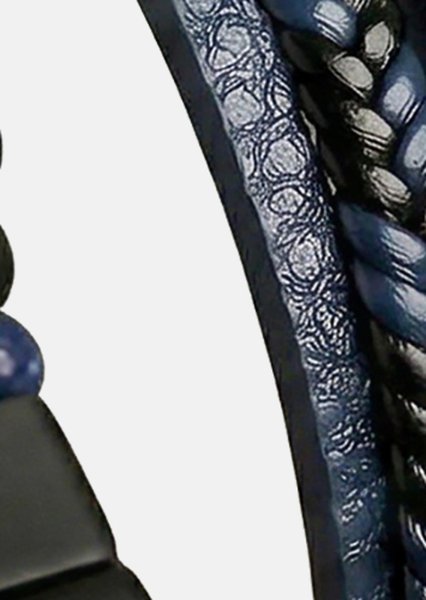 Læderarmbånd Midnight Knot