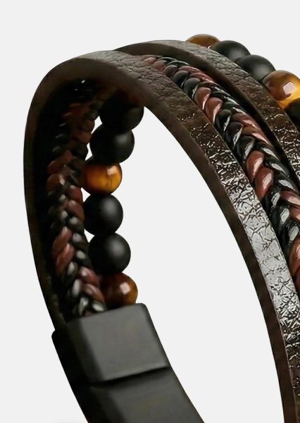 Læderarmbånd Grit Aura