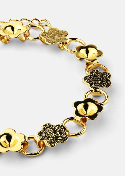Armbånd Flora Link - 18k Forgyldt