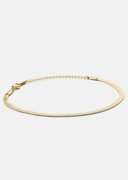 Armbånd Sleek Chain - 18k Forgyldt