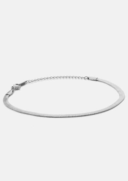 Armbånd Sleek Chain - Forsølvet