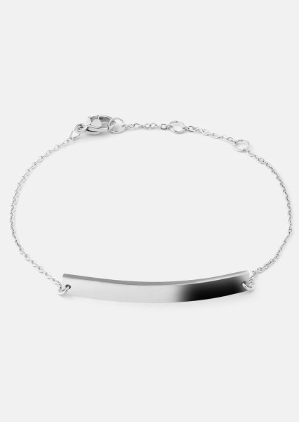 Armbånd Sleek Elegance - Forsølvet