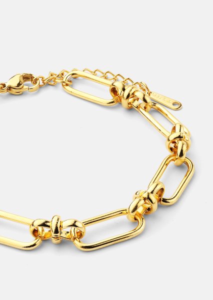 Armbånd Link Statement - 18k Forgyldt