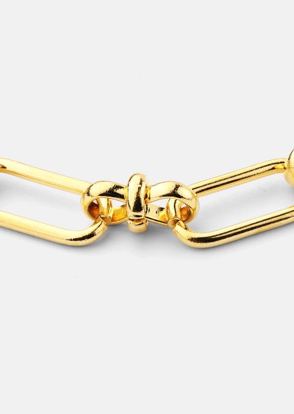 Armbånd Link Statement - 18k Forgyldt