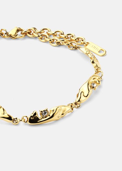 Armbånd Current - 18k Forgyldt