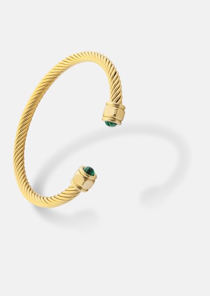 Armbånd Aumaura Green - 18k Forgyldt