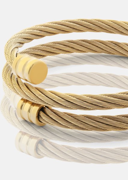 Armbånd Nero – 18k Forgyldt