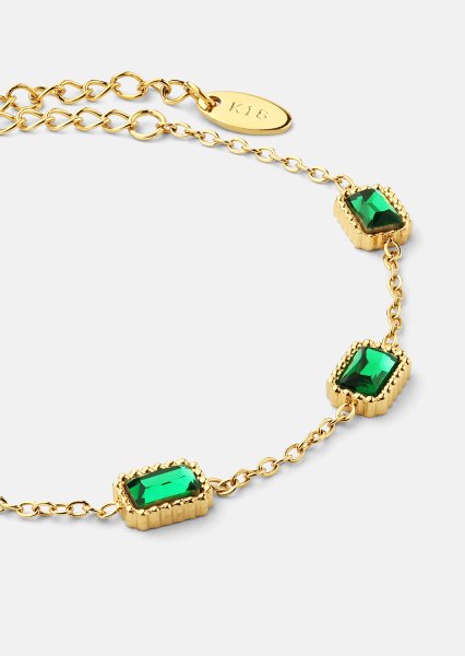 Armbånd Verdant - 18k Forgyldt