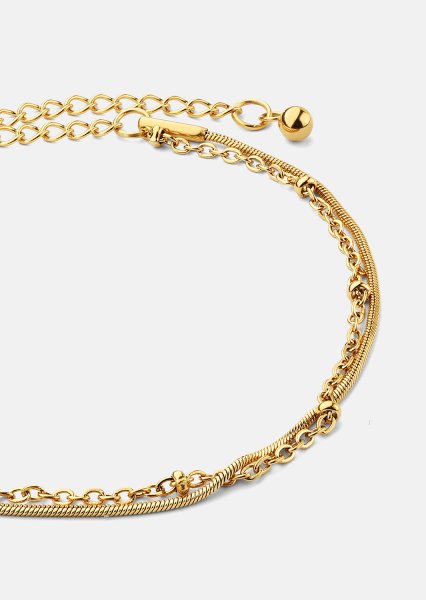 Armbånd Duo - 18k Forgyldt