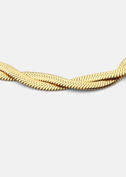 Armbånd Twist Glow - 18k Forgyldt