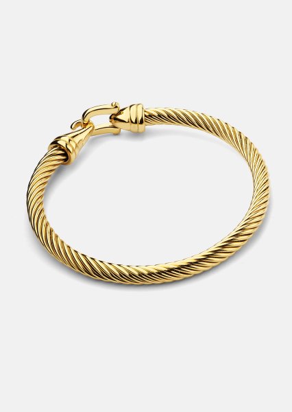 Armbånd Twistad Elegans - 18k Gold Plated