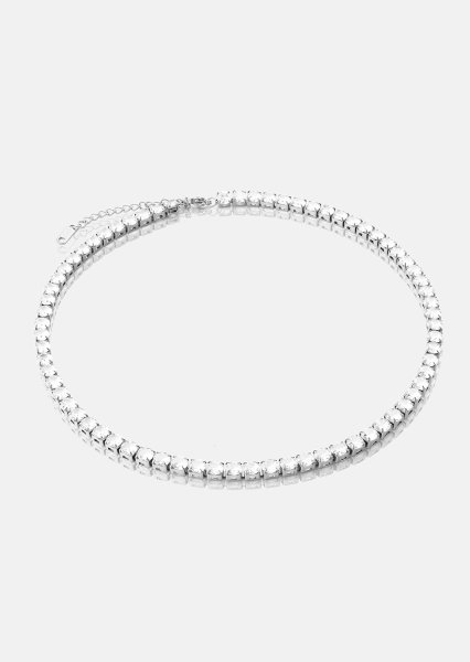 Lustre Halskæde – Forsølvet