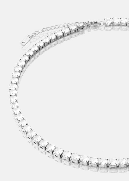 Lustre Halskæde – Forsølvet