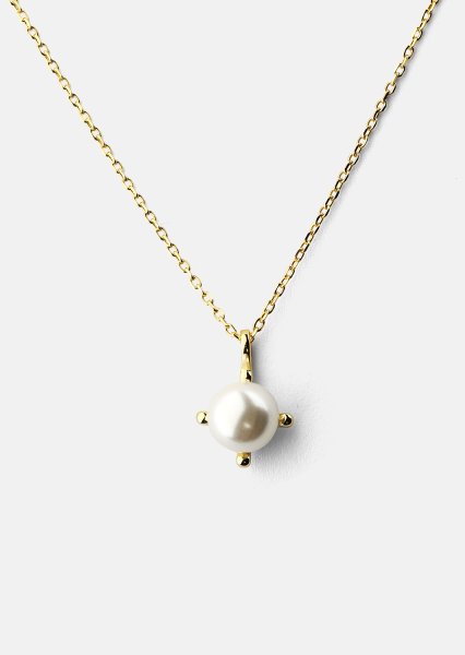 Halskæde North Pearl - 18k Forgyldt