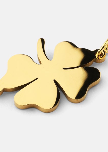 Golden Clover Charm Bracelet - 18k Forgyldt