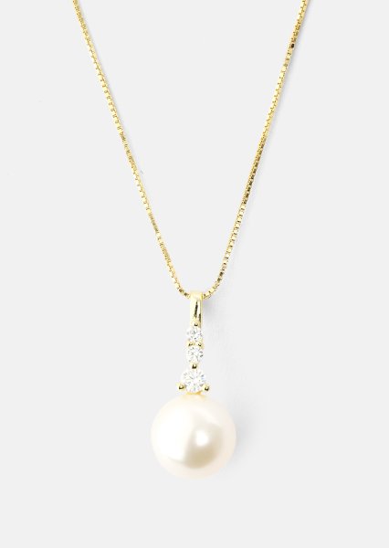 Halskæde Isla Pearl - 18k Forgyldt