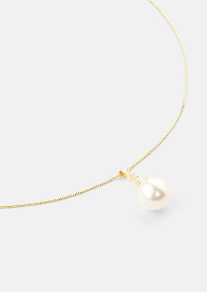 Halskæde Isla Pearl - 18k Forgyldt