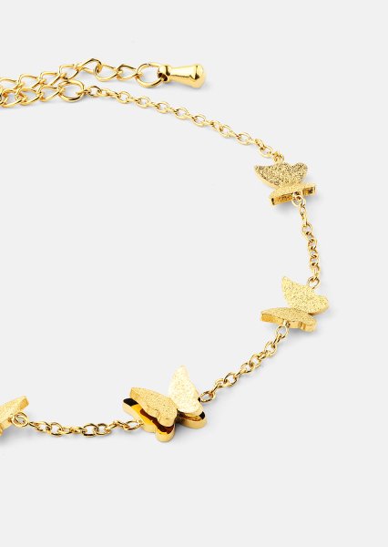 Armbånd Butterfly Dance - 18k Forgyldt