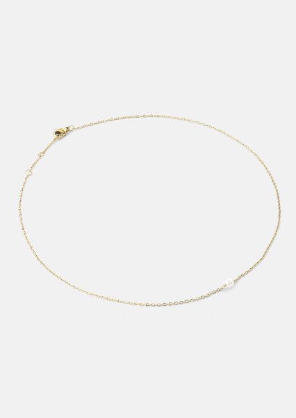 Halskæde Pearl Grace – 18k Forgyldt