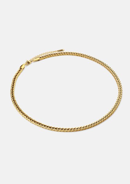 Halskæde Ember Braid – 18k Forgyldt