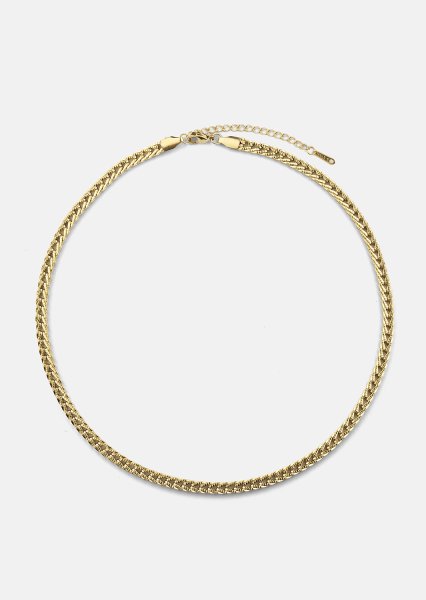Halskæde Ember Braid – 18k Forgyldt