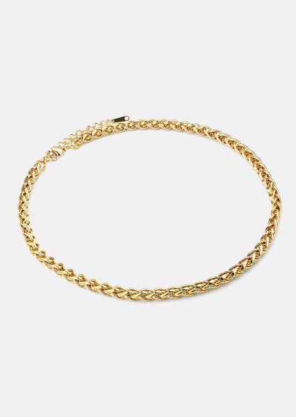 Halskæde Royal Twist - 18k Forgyldt