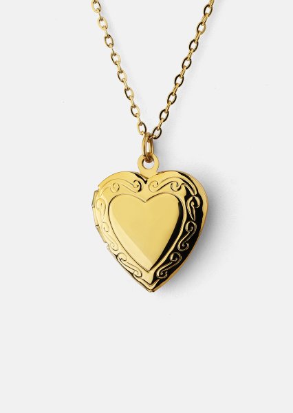 Halskæde Golden Heart Mini - 18k Forgyldt