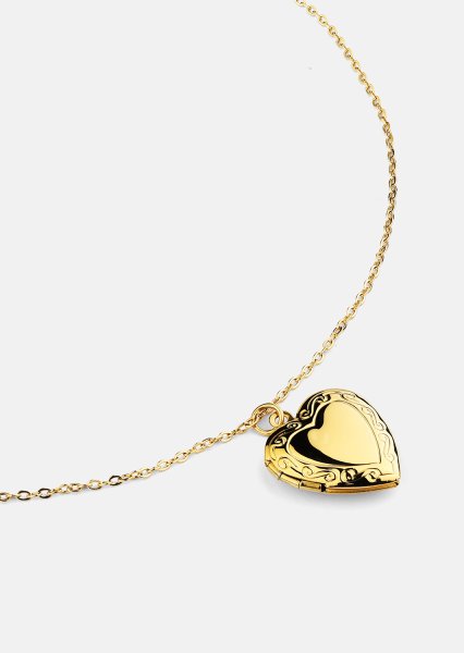 Halskæde Golden Heart Mini - 18k Forgyldt