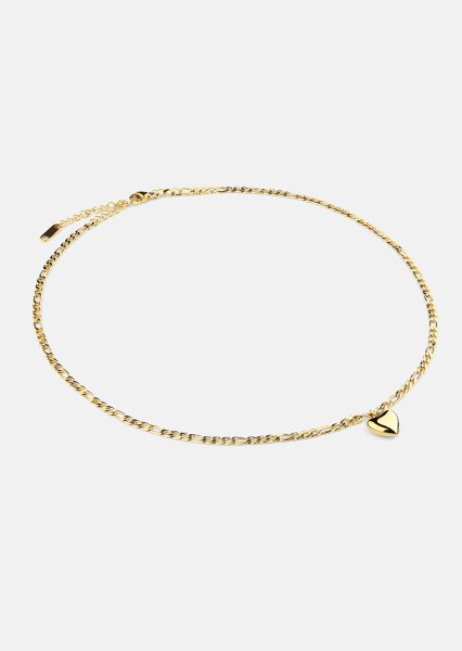 Halskæde Heart of Gold – 18k Forgyldt