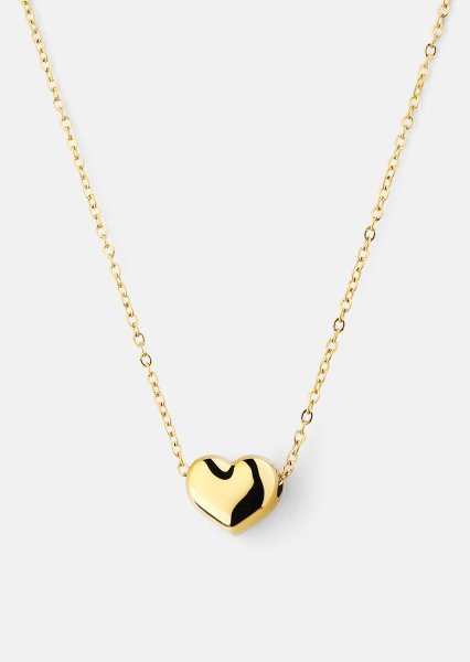 Halskæde Heart of Gold – 18k Gold Plated