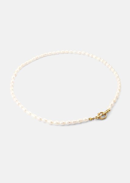 Halskæde Classic Pearl - 18k Forgyldt