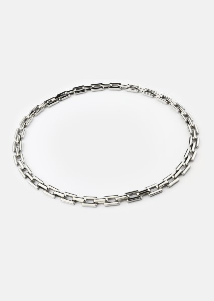 Halskæde Chain Link – Forsølvet